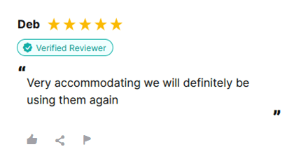 5-Star Review from Deb