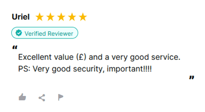 5-Star Review from Uriel